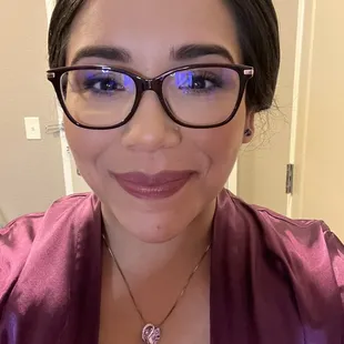 Hair and makeup done