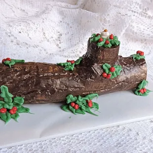 A tastier take on the traditional yule log