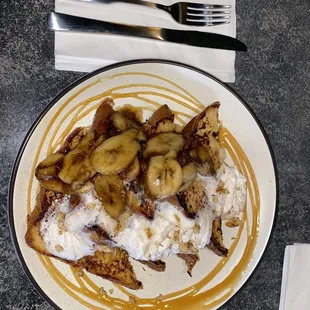 Banana Foster French Toast