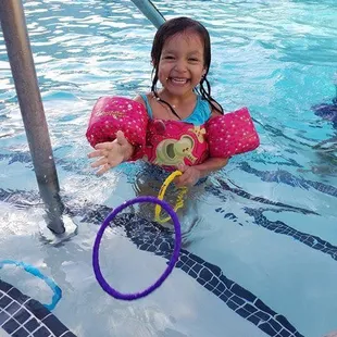 Splashing around is fun at BAC!