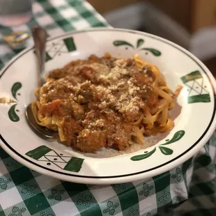 Fettuccine Bolognese