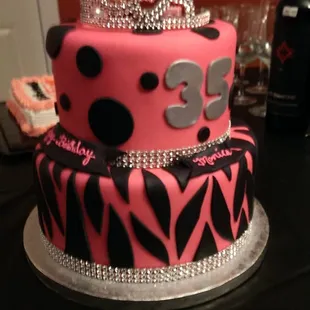 Recent order for a joint 30th and 35th birthday.