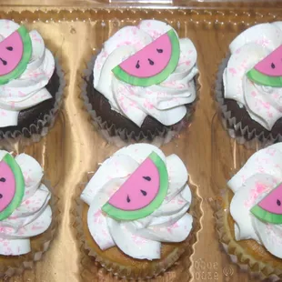 Watermelon Cupcakes!