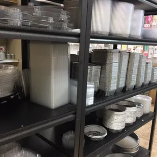 Pans, boxes, containers