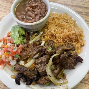 Steak fajitas delicious!!