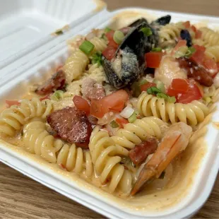 Pasta Orleans for takeout - Really good!