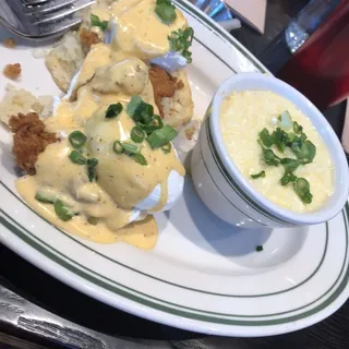 Fried Catfish Benedict