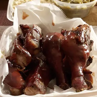 Generous portions of BBQ