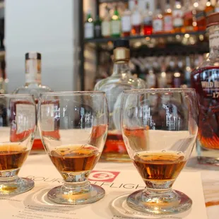 Join us for a Bourbon Flight!  A collection of unique and/or hand selected bourbons.  Book today (502) 909-3323
