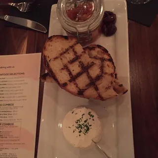 Whipped Goat Cheese Bruschetta