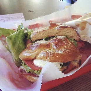 The one, the only, the triple crown sandwich.