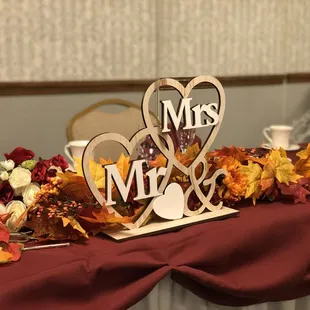 A wedding in our Garnet Room!