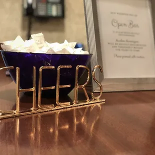 A wedding in our Sapphire Room!