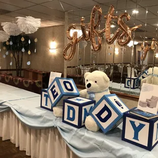 A baby shower in our Sapphire Room!