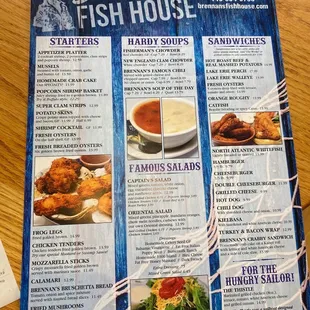 Menu front