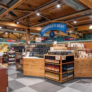the interior of a grocery store