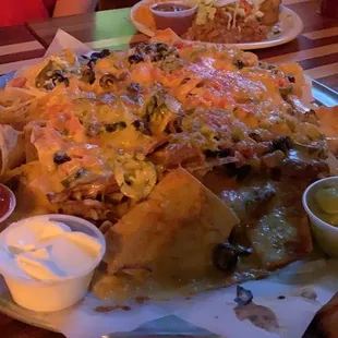 Best nachos! Chimichanga is delicious!