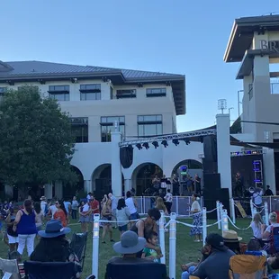 Space reserved so people can dance