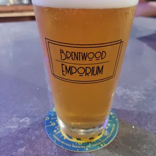 Perfectly poured cold beer!