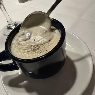 Milo's mushroom soup. Fantastic