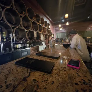 The very clean bar and atmosphere.