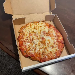 8 inch cheese pizza