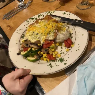 Panko chicken with green Chile sauce