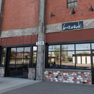 the outside of the building