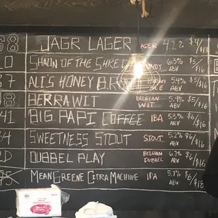 a man standing in front of a blackboard