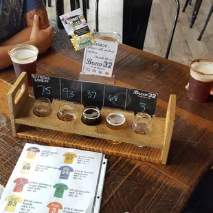 Flight at brew 32
