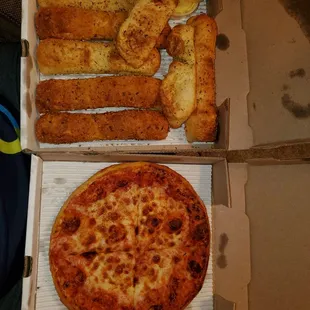 pizza, food