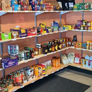 the inside of a coffee shop