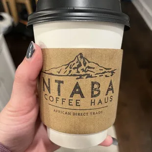 Mocha cup - nice branding