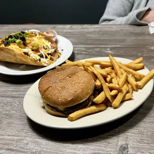 Bacon Cheeseburger and Taco Salad.