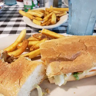 Fries, shrimp