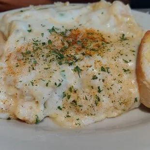 Seafood potato.