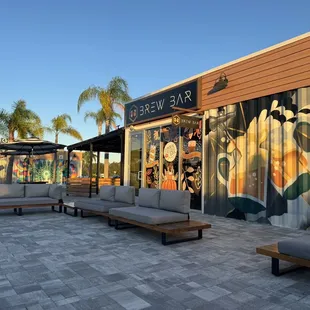 Outside seating