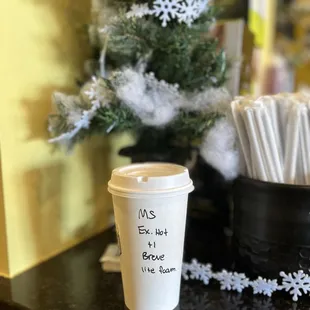 My Maple Sugar latte