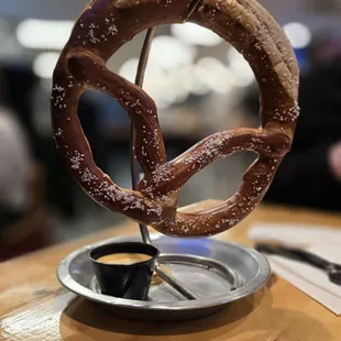 Pretzel with Beer Cheese