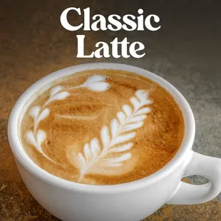 Sometimes, you just need the classics! Our Classic Latte is smooth, creamy, and always hits the spot.