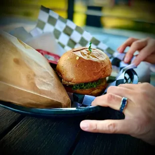 Grilled Chicken Sandwich is phenomenal. The chicken is treated with care to be flavorful and juicy. Wishes the bun was grilled more.