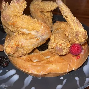 Chicken and waffle