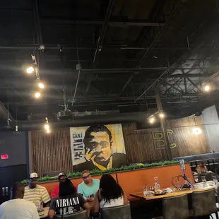 Another part of the dining area