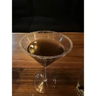 Purple rain martini
