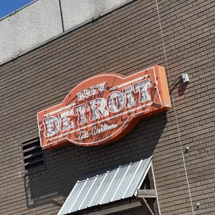 Brew Detroit sign