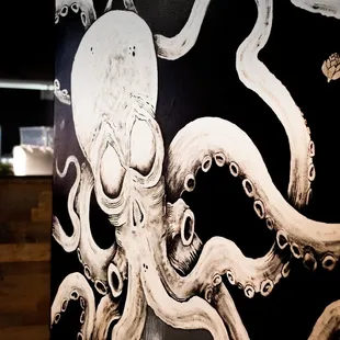 Octopus mural