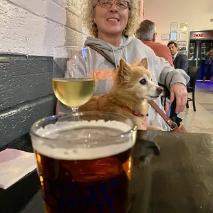 Cold beer, wine, &amp; dog friendly!