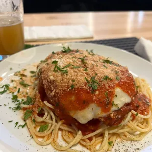 Chicken Parmesan; Corey&apos;s special