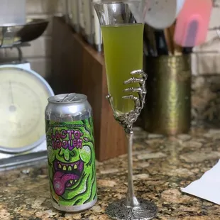 Take out beer - reminiscent of Hi-C ecto cooler, in a good way