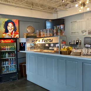 Hot and fresh food options for the day